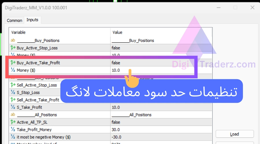 ربات دستیار ترید، ربات مدیریت سرمایه