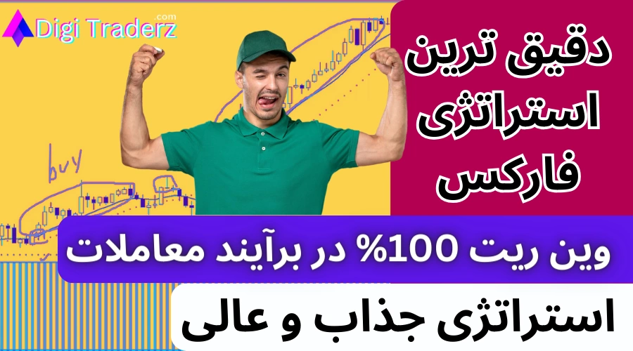 دقیق ترین استراتژی فارکس برای معامله گران [با وین ریت بالا و پرسود!!]