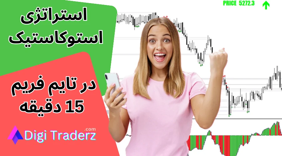 آموزش استراتژی استوکاستیک در تایم فریم 15 دقیقه ای فارکس