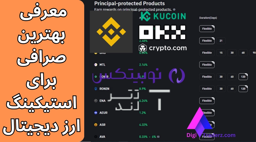 بهترین صرافی برای استیک ارز دیجیتال 💰در کدام صرافی [Staking] بهتر است