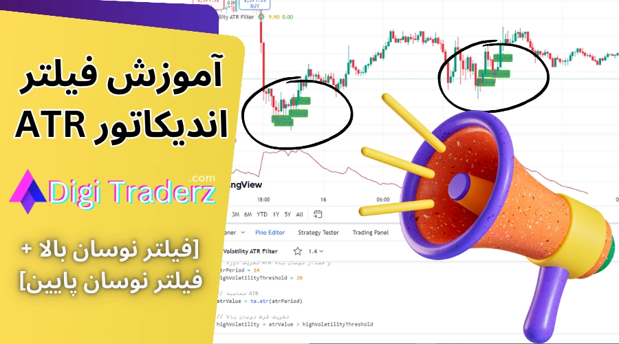 فیلتر اندیکاتور atr ✅نحوه کار با فیلتر atr [شناسایی نماد + نوسانات]