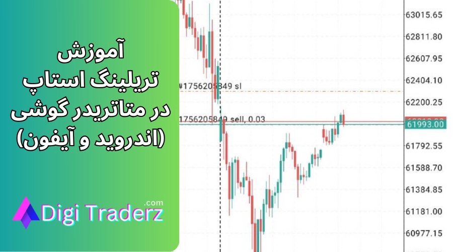 تریلینگ استاپ در متاتریدر اندروید 📱آموزش Trailing Stop در موبایل [اندروید + آیفون]