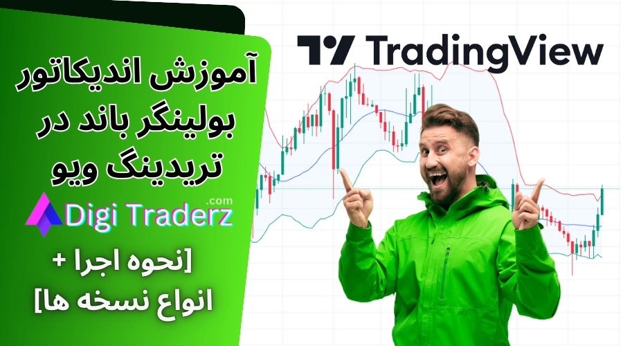 اندیکاتور بولینگر باند در تریدینگ ویو 📉انواع بولینگر باند