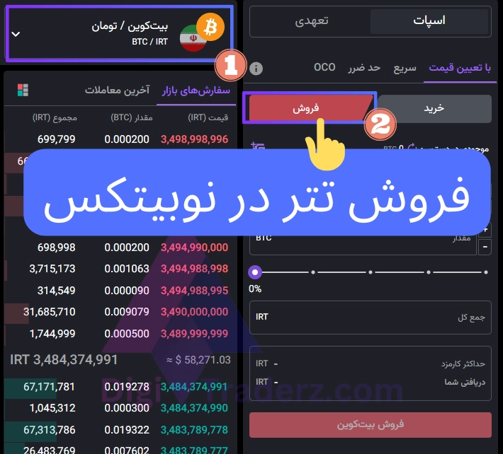 فروش تتر در نوبیتکس