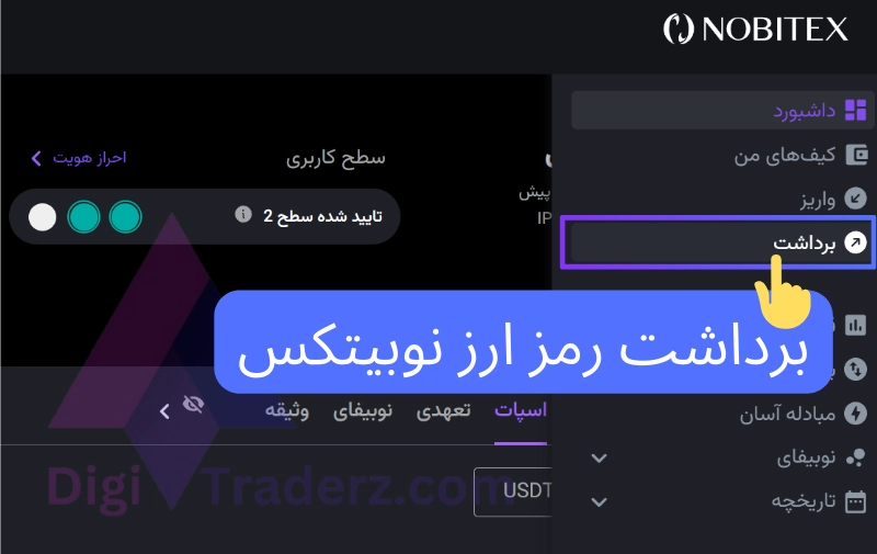 برداشت رمز ارز نوبیتکس